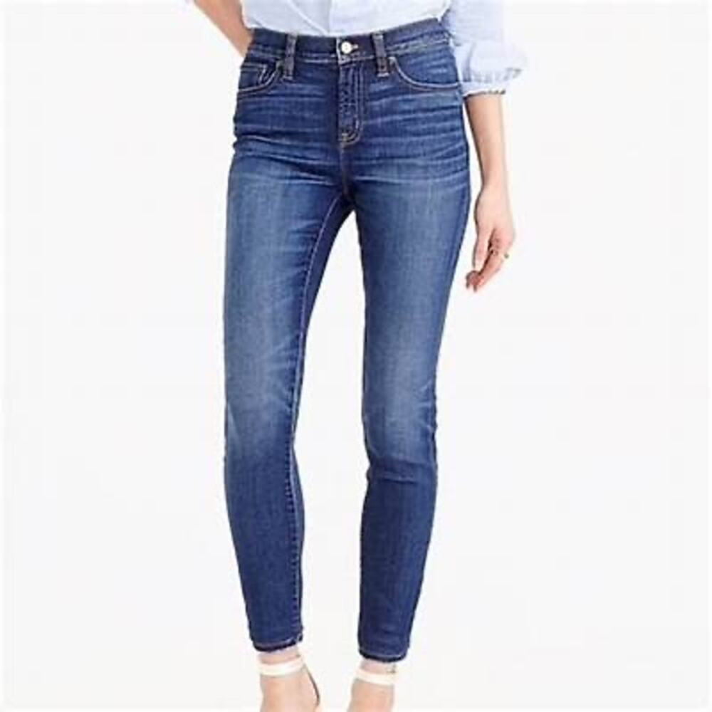 J. Crew Lookout High Rise Skinny Denim Blue Jeans Size 26T